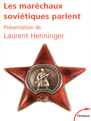 cover image of Les maréchaux soviétiques parlent